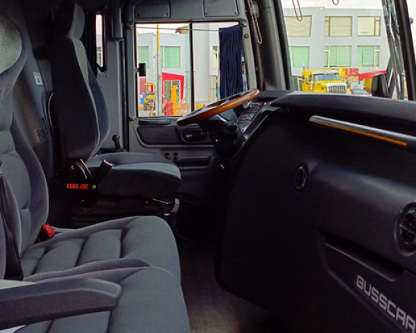 Asientos cómodos del bus cooperativa loja internacional