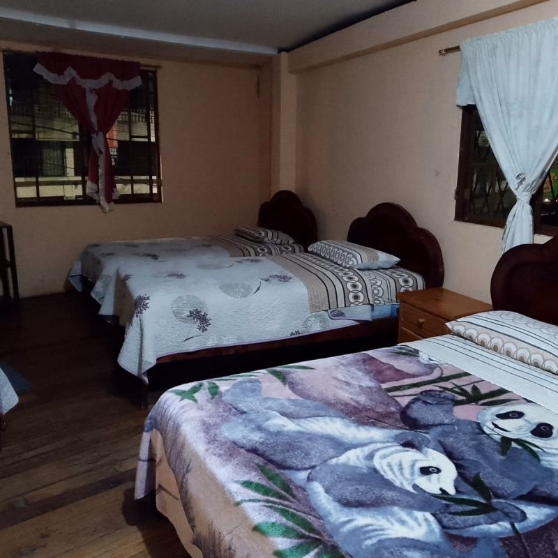 Habitación familiar amoblado con 5 camas