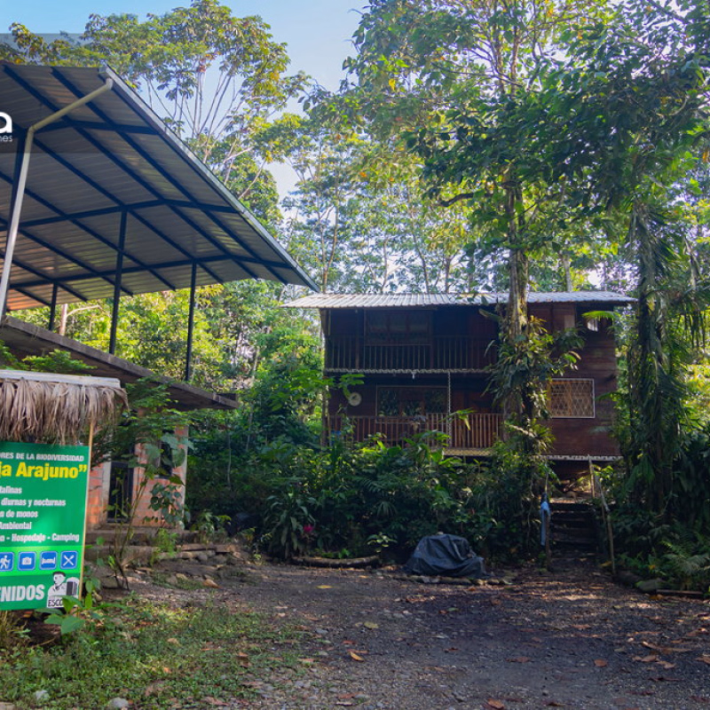 Ingreso a Centro Ecológico Zanja Arajuno